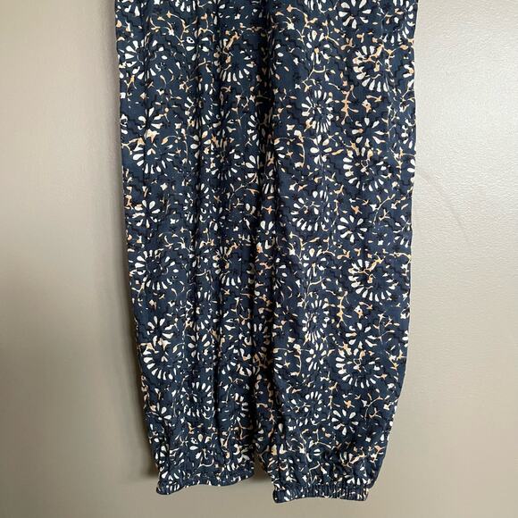 Ulla Johnson Terra Jumpsuit in Azul Size 4 Navy Blue Lightweight Cotton Tassels - Picture 10 of 16